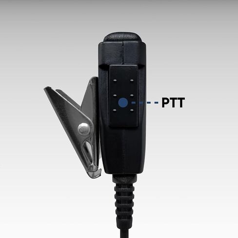 ميكروفون SHEEPDOG MICROPHONES، سماعة أذن دوارة، متوافق مع Hytera HYT TC320، من الدرجة التجارية in Kuwait