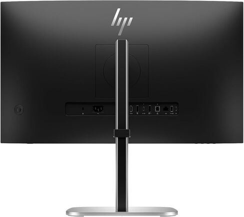 HP Series 5 Pro 27" QHD USB-C Conferencing Monitor, 5MP Pop-up Webcam, 4x3W Speakers, VESA Mount (100mm), Displayport, HDMI & Dockztorm USB Port Expander, Black/Silver in Kuwait