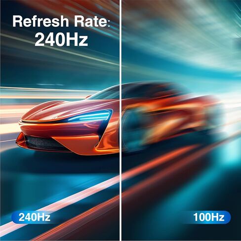 ArcticPro 27inch 240Hz Curved Gaming Monitor, FHD 1080p, 1ms Response Time, 4000:1 Contrast, PC Monitor, Adaptive sync, 3-Sided Frameless, Ultra Slim, 120% sRGB, Bluelight Filter,HDMI & DP Ports in Kuwait