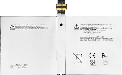 G3HTA027H Battery Compatible with Microsoft Surface Pro 4 1724 12.3 inch Tablet Series Replacement Battery for G3HTA026H in Kuwait
