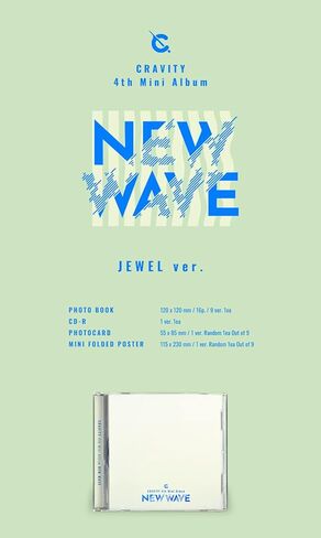 DREAMUS CRAVITY - 4th Mini Album New Wave Jewel ver. Limited Edition CD (Random ver.), (SMK1348) in Kuwait