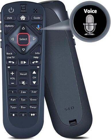 جهاز تحكم عن بعد بديل لشبكة الأطباق المحدثة 54.1 54.2 54.3 54 سلسلة UHF، يدعم البحث الصوتي in Kuwait