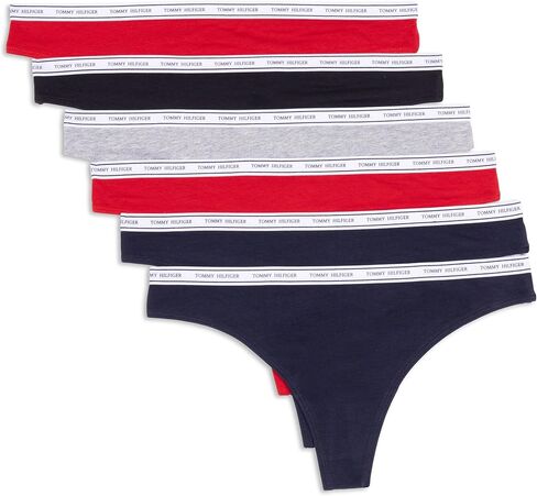 ملابس داخلية نسائية من القطن من Tommy Hilfiger - عبوة من 6 قطع in Saudi Arabia