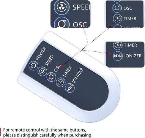 PZL Replacement for Lasko Wind Curve Tower Fan Remote Control 2551 2554 2559 4824 T32202 T36212, for T42905 Oscillating Tower, for T48331 XtraAir Tower in Kuwait