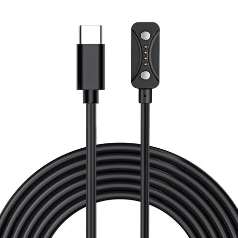 كابل شحن بطول 1 متر متوافق مع Polar Loop، Polar Vantage M3، Polar Vantage V3، Polar Ignite 3، Polar Grit X2 Pro، Polar Pacer، Polar Pacer Pro، Polar Street X USB-C إلى الشاحن المغناطيسي in Kuwait