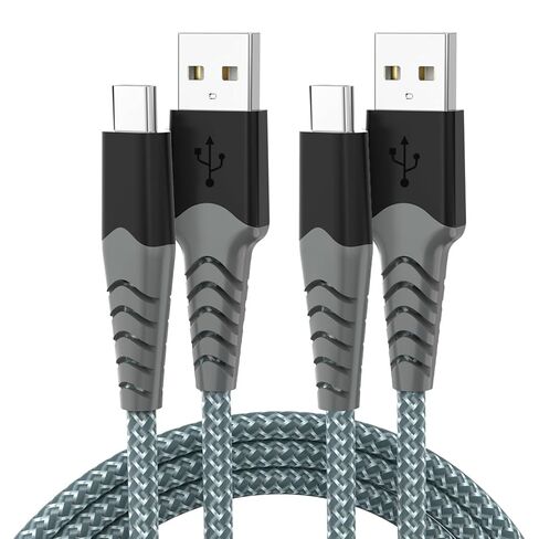 ‎Car Carplay Cable for iPhone 17 16 Pro Max 6.6FT/2Pack, USB to USB C Cable Type C Charging for Apple 15 iPad 10 Air 4 5, Galaxy S25 S24 S23 Pixel Moto LG Switch2 Android Auto Car Charger in Kuwait
