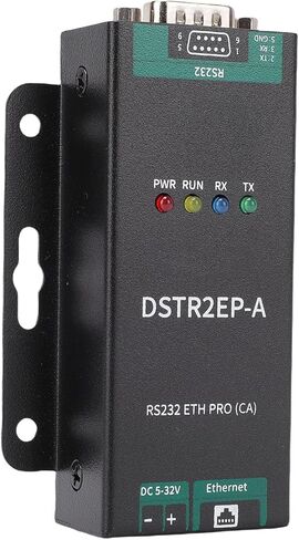 Zopsc RS232 to RJ45 Ethernet Converter, Serial to Ethernet Module with Bidirectional Transparent Transmission, Modbus Industrial Serial Server, JSON, CA Board for in Kuwait