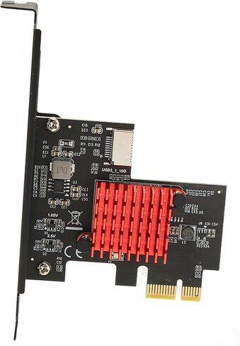 بطاقة توسيع USB3.2 GEN2 بسرعة 10 جيجابت في الثانية من النوع الأمامي من النوع E لنقل السرعة العالية، مادة معدنية (تحكم رئيسي ASM3142) in Kuwait