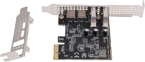 بطاقة توسيع Zopsc PCIe إلى USB 3.2 Gen 1، عرض نطاق ترددي 5 جيجابت في الثانية، 2 منفذ من النوع C ونوع A، محول PCI Express لسطح المكتب، مثالي للكمبيوتر الشخصي in Kuwait
