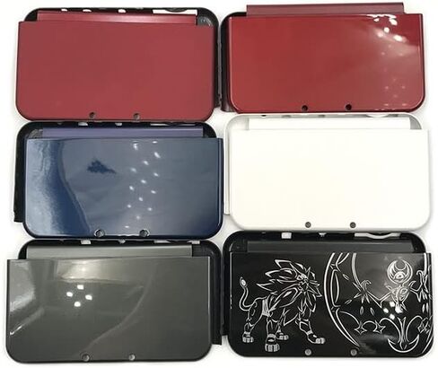 GeRRiT [أجزاء ألعاب الفيديو] لجهاز 3DS LL الجديد 3DSXL غطاء غطاء غطاء بديل لوحدة التحكم في الغطاء الخلفي العلوي 3DS XL الجديدة [استبدال] (اللون: أحمر غير لامع) in Kuwait
