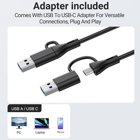 Yoidesu مشبك على مكبرات صوت الكمبيوتر، مكبرات صوت سطح المكتب مع مفاتيح مريحة وتعمل بمنفذ USB، مشبك موفر للمساحة، التوصيل والتشغيل لأجهزة الكمبيوتر المحمول وشاشة الكمبيوتر in Kuwait