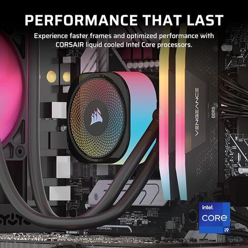 Corsair Vengeance i7500 Gaming PC – Liquid Cooled Intel® Core™ i9-14900KF CPU – NVIDIA® GeForce RTX™ 5090 GPU – 64GB Vengeance RGB DDR5 Memory – 2TB M.2 SSD – Black in Kuwait