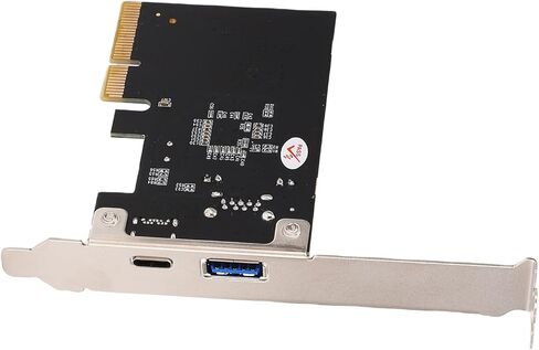 SUNGOOYUE PCIe to USB 3.1 Expansion Card, High Speed 10Gbps Data Transfer with ASM1142 Chip, USB 3.0 and Type C .1 Interfaces, Compatible with OS X, for Desktop Computer in Kuwait