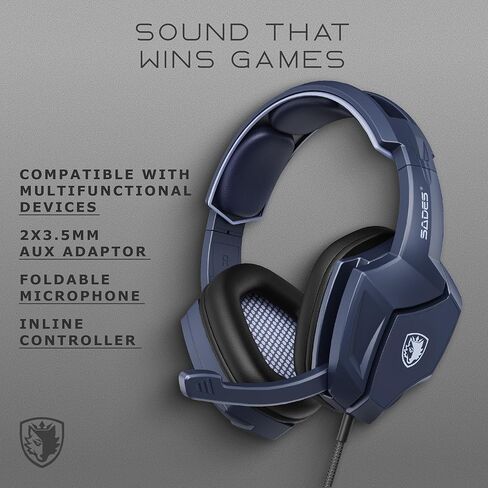 مجموعة ألعاب Sades Obsidian Arsenal 4 في 1 - سماعة رأس، لوحة مفاتيح RGB، ماوس 7200 نقطة في البوصة ولوحة ماوس ممتدة in Kuwait