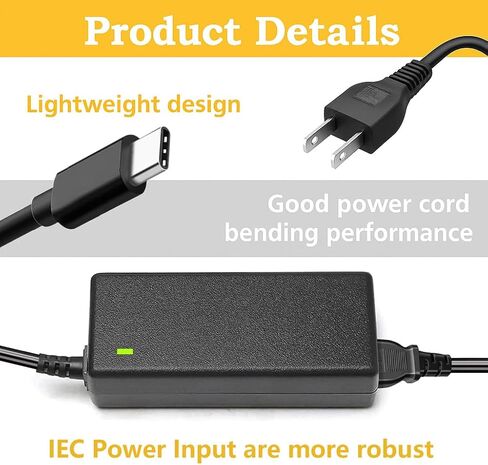 24V USB-C AC DC Adapter Compatible with Toast Flex 14 22 Receipt Printer TP200 SOY-2400400 TK200 TK300 TT200 TT201 TT202 TT203 TT204 TT500 TT501 Terminal Data Processing Machine Power Supply in Kuwait
