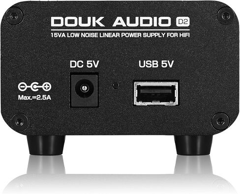 DoukAudio D2 مصدر طاقة خطي 5 فولت: 15 وات PSU منخفض الضوضاء منظم لجهاز DAC Preamp Streamer مع محول حلقي CLC مرشح نظام الصوت المكتبي HiFi in Kuwait