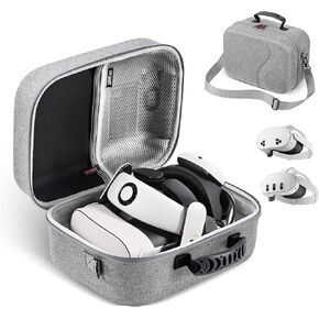 Large Carrying Case for Meta Quest 3 / Quest 3S VR Storage Bag for BOBOVR S3 PRO Elite Head Strap, Elite Head Strap Case for Oculus Quest3 with Battery Strap, Quest 3S Accessories in Saudi Arabia