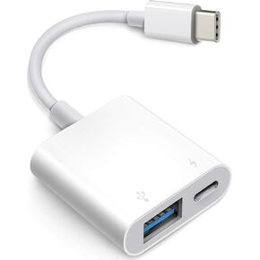 محول Apple USB-C إلى USB لجهاز iPhone 15 16 17، كابل USB 3.0 OTG معتمد من MFi مع منفذ شحن 60 وات لجهاز iPad MacBook Air Pro إلى الكاميرا، محرك فلاش USB، محرك الأقراص الصلبة SSD، الماوس، MIDI، لوحة المفاتيح، الطبل in Kuwait