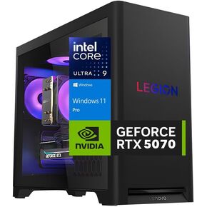 كمبيوتر الألعاب Lenovo Legion Tower 5i، Intel Core Ultra 7 265F (20 نواة، حتى 5.2 جيجاهرتز)، NVIDIA GeForce RTX 5070 12GB GDDR7 | ذاكرة الوصول العشوائي 32 جيجابايت DDR5 5600MT/s | 2 تيرابايت PCIe SSD | مساعد الطيار منظمة العفو الدولية | ويندوز 11 برو in Kuwait