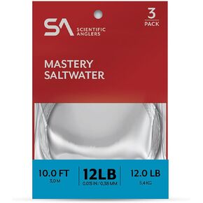 SA Mastery Saltwater Leaders 12' 20LB 3-Pack in Kuwait