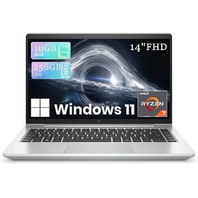 HP EliteBook 645 G9 Laptop Computer Windows 11 PC, AMD Ryzen 7 PRO 5875U, 16GB RAM, 256GB SSD, 14in FHD 1920x1080, HDMI, Ryzen Ryzen Notebook (Renewed) in Kuwait