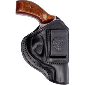 حافظة IWB جلدية فاخرة من Cardini، للمسدسات ذات 5 طلقات، لإطار S&W J، لـ Taurus 605، 642 وزن الهواء، 38 حافظة خاصة in Kuwait