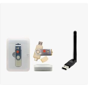 عنوان حزمة Ubuntu: محرك أقراص فلاش USB قابل للتشغيل من Linux Ubuntu + حزمة محول USB WiFi - تشغيل مباشر أو تثبيت إصدار سطح المكتب والخادم للكمبيوتر الشخصي in Kuwait