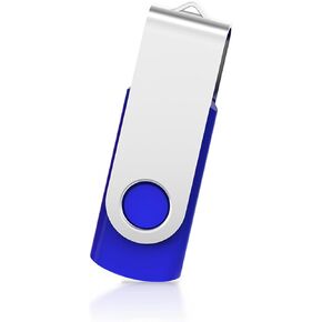 1Pack 8GB Flash Drive USB 2.0 Flash Drive Thumb Drive Jump Drives Keychain Memory Stick-Blue in Kuwait
