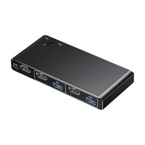 KVM Switch Shares HDMI Two-in and one-Out Distribution Screen Cutter 4K/60Hz Monitor Screen Multi-USB(2HDMI 2TypeC 4K60Hz USB4) in Kuwait
