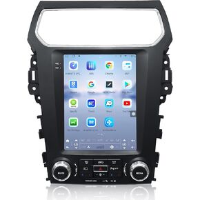 ترقية راديو 8 أساسية لسيارة Ford Explorer 2011-2019 Android 13 Explorer ستيريو 9.7 بوصة على شكل حرف T رأسي بشاشة لمس رأسية لاسلكية Carplay Andriod Auto GPS SWC 1080P كاميرا احتياطية in Kuwait
