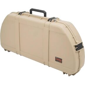 SKB Hard Protective Storage Case for Archery Bow and Arrows, iSeries Shaped Bow Case, Tan - Quiver Holder and Gear Box for Hunting Accessories in Kuwait