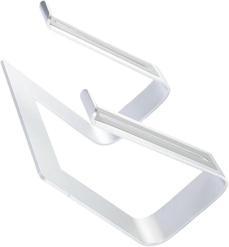 Gadpiparty Aluminum Alloy Laptop Stand, Sturdy Desktop Holder with Ventilated Design, Anti-Slip Support for Office and Home Use, Detachable Adjustable Height Notebook Bracket Silver in Kuwait