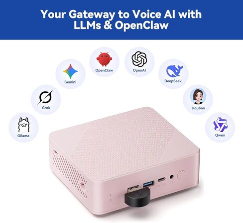 Pironman 5 Pro Max Mini PC Case + USB 2.0 Mini Microphone for Raspberry Pi 5 in Kuwait