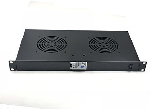 Rack Mount Temperature Control Server Fan Cooling System with 2 Fans 1U in Kuwait