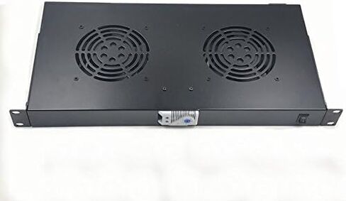Rack Mount Temperature Control Server Fan Cooling System with 2 Fans 1U in Kuwait