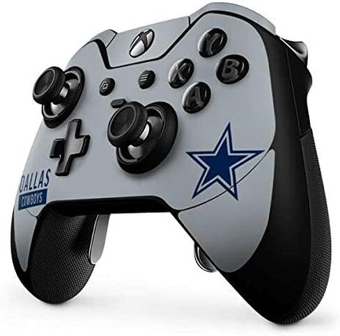 Skinit Decal Gaming Skin Compatible with Xbox One Elite Controller - Officially Licensed NFL Dallas Cowboys Silver Performance Series Design in Kuwait