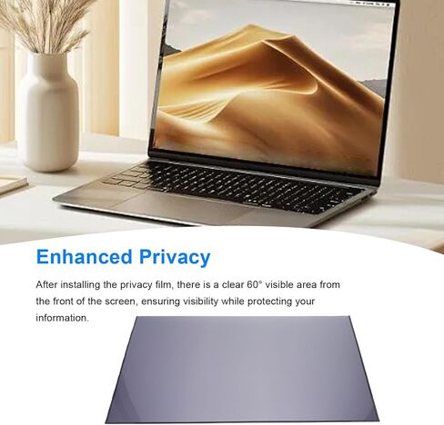 Diyeeni Magnetic Privacy Screen, 27 Inch 16:9 HD Clarity Anti Privacy Screen Protector with Oil Proof Finish, for Laptop Monitor Office Travel in Kuwait
