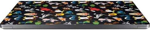 Skinit Laptop Decal Skin Compatible with Universal Laptop 17in (13.8 x 10in) - Officially Licensed Warner Bros Looney Tunes Identity Pattern Design in Kuwait