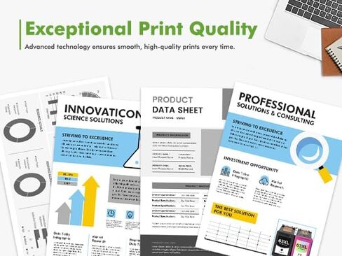 62 62XL Ink Cartridges Black and Color Combo Pack Envy 7640 5660 Replacement for 62 62XL Ink Envy 7645 5540 5740 5660 5740 OfficeJet 200 250 Printer High Yield Black Tri-Color 2-Pack in Kuwait
