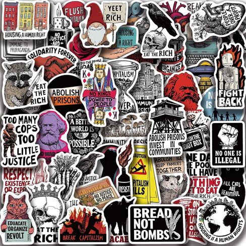 Cool Brand Stickers 101 Pack Decals for Laptop Computer Skateboard Water Bottles Car Teens Sticker in Saudi Arabia