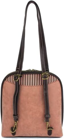 Chala Group Chala Handbags Paw Print Convertible Backpack Purse Dog Lover, 10.5'' x 10.5'' x 4'' in Saudi Arabia