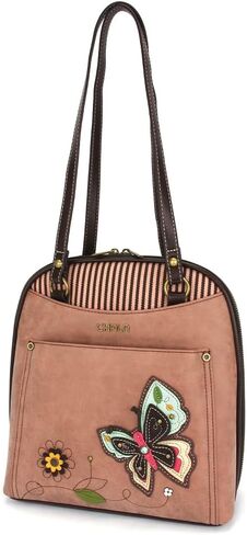 Chala Group Chala Handbags Paw Print Convertible Backpack Purse Dog Lover, 10.5'' x 10.5'' x 4'' in Saudi Arabia