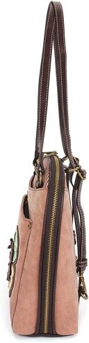 Chala Group Chala Handbags Paw Print Convertible Backpack Purse Dog Lover, 10.5'' x 10.5'' x 4'' in Saudi Arabia