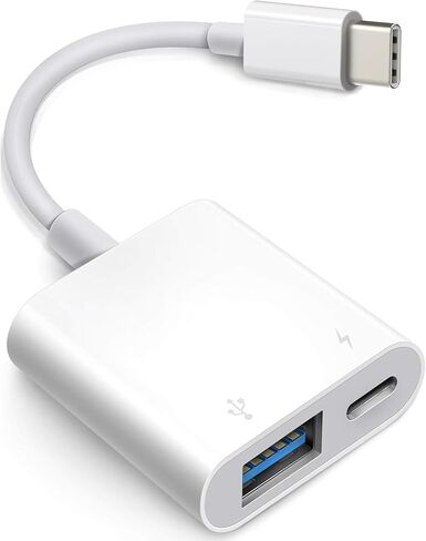 محول Apple USB-C إلى USB لجهاز iPhone 15 16 17، كابل USB 3.0 OTG معتمد من MFi مع منفذ شحن 60 وات لجهاز iPad MacBook Air Pro إلى الكاميرا، محرك فلاش USB، محرك الأقراص الصلبة SSD، الماوس، MIDI، لوحة المفاتيح، الطبل in Kuwait