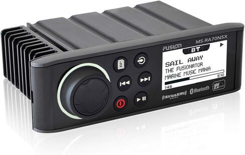 Fusion MS-RA70NSX Marine Entertainment System with Three Wireless Remotes for Three Zones - Black in Kuwait