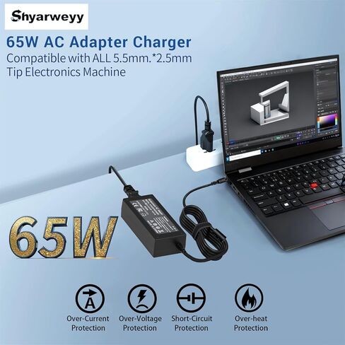 سلك إمداد طاقة للشاشة بتيار مستمر 19 فولت لشاشة ASUS/HP/Dell/Toshiba/Vizio/Westinghouse TV/Harman Kardon/Panasonic Toughbook شاحن مكبر للصوت 5.5 مم.*طرف 2.5 مم in Kuwait