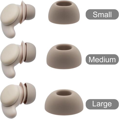 Klowcok Replacement Ear Tips for Soundcore Sleep A20 / A30 Earbuds, Soft Silicone Eartips 3 Pairs (S/M/L) in Kuwait