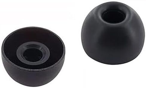 Eartips Compatible with Status Audio Between Pro/Between 3ANC, 6 Pairs S/M/L Sizes Soft Silicone Ear Tips Replacement Tips, Compatible with Status Pro X Between 3ANC 6 Pairs Black in Kuwait