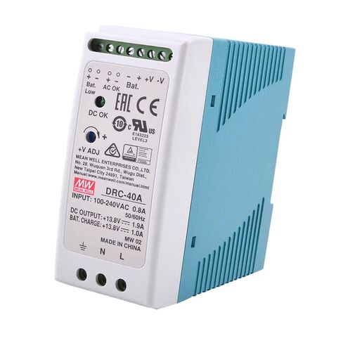DIN Type Security Power Supply 40.2W DRC-40A Meanwell AC-DC SMPS DRC-40 Series MEAN WELL Switching Power Supply in Kuwait