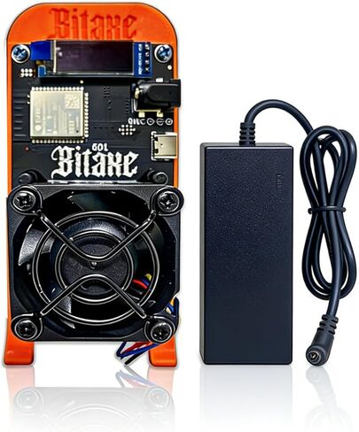 جهاز تعدين Bitcoins Solo من Bitaxe Gamma 601، حتى 1.1TH/S BM1370 Asic Chip 19W/TH BTC جهاز تعدين تشفير اليانصيب مع نظام مفتوح المصدر، صامت صغير، التوصيل والتشغيل in Kuwait